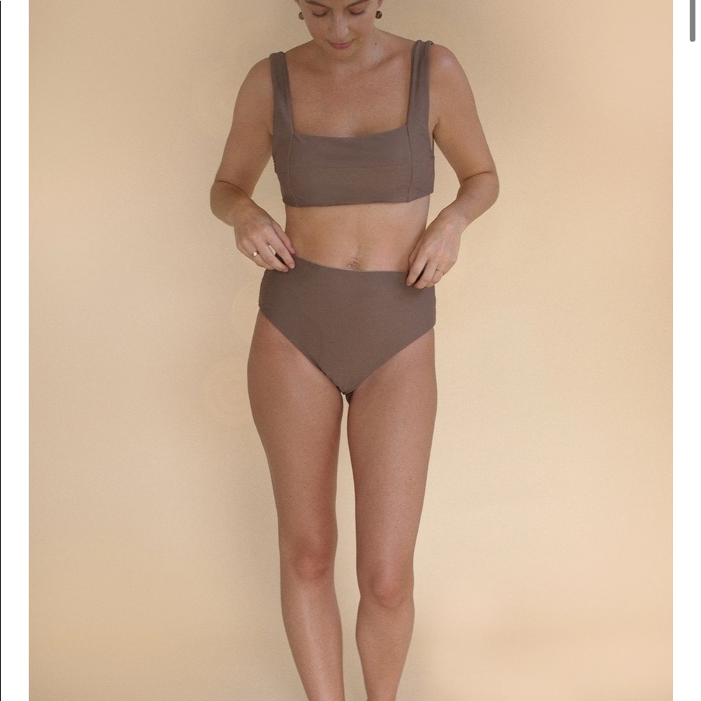 Ina Swim Bay Swim Top and Brief in Tort